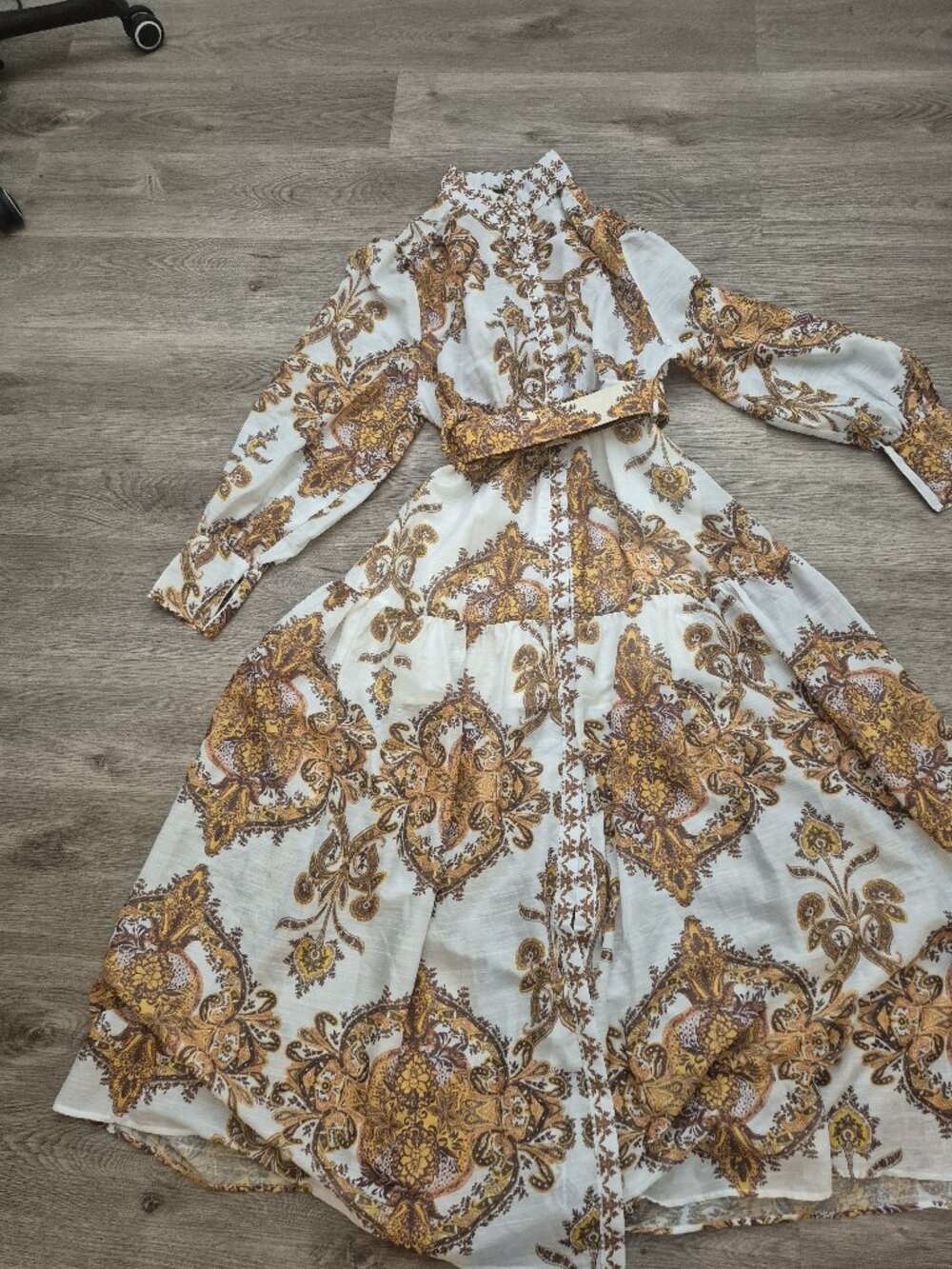 Asoph, 1XL, Gold, Paisley